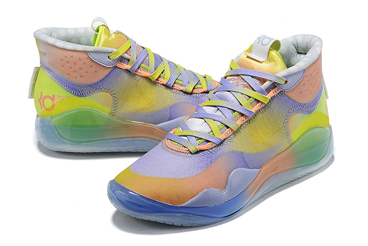 Nike Kevin Durant 12 Yellow light Purple Orange